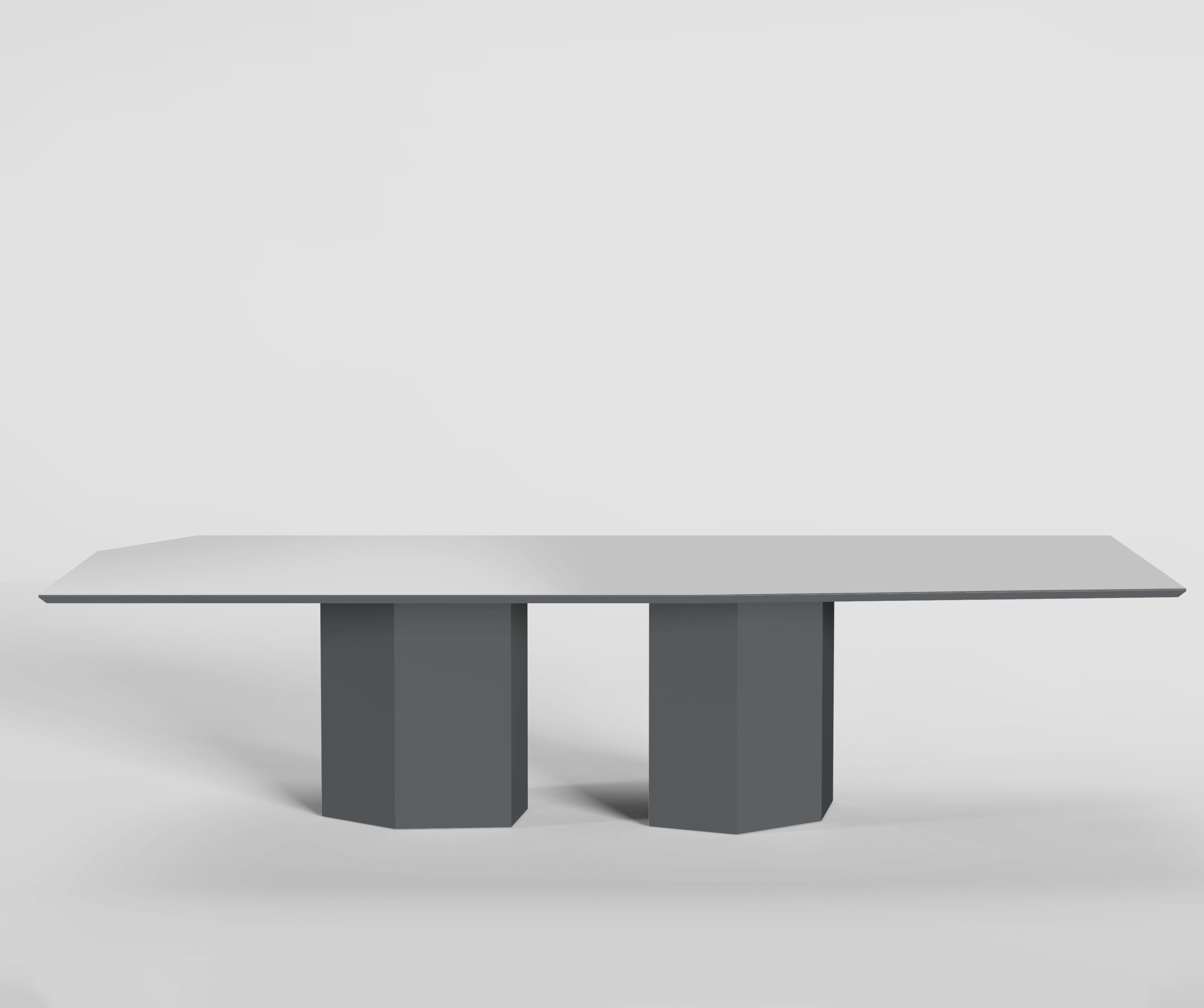 Прямоугольный стол из дерева и зеркального стекла Secolo MONITH ARCH-00089564 - Вид №1