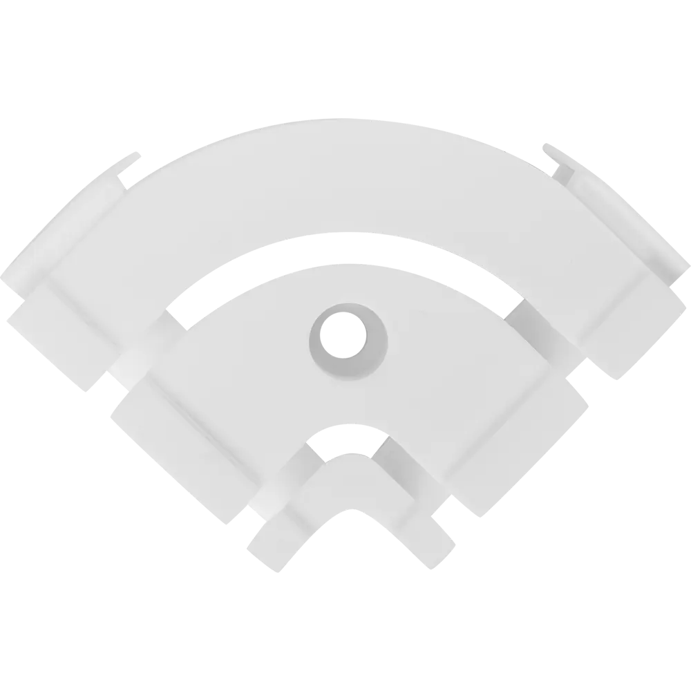 DOMLEGRAND Поворотный соединитель для двухрядных карнизов - 2 шт 15333422 STLM-1576913 - Вид №1