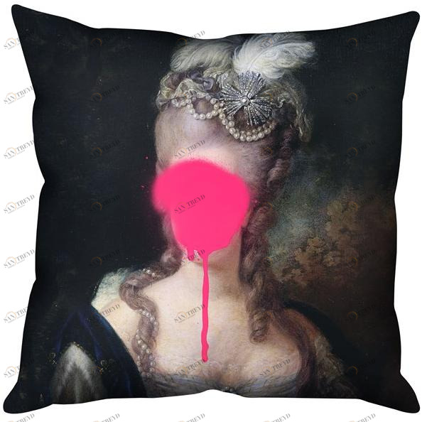 Mineheart Квадратная подушка из бархата Madame blush Acc/181