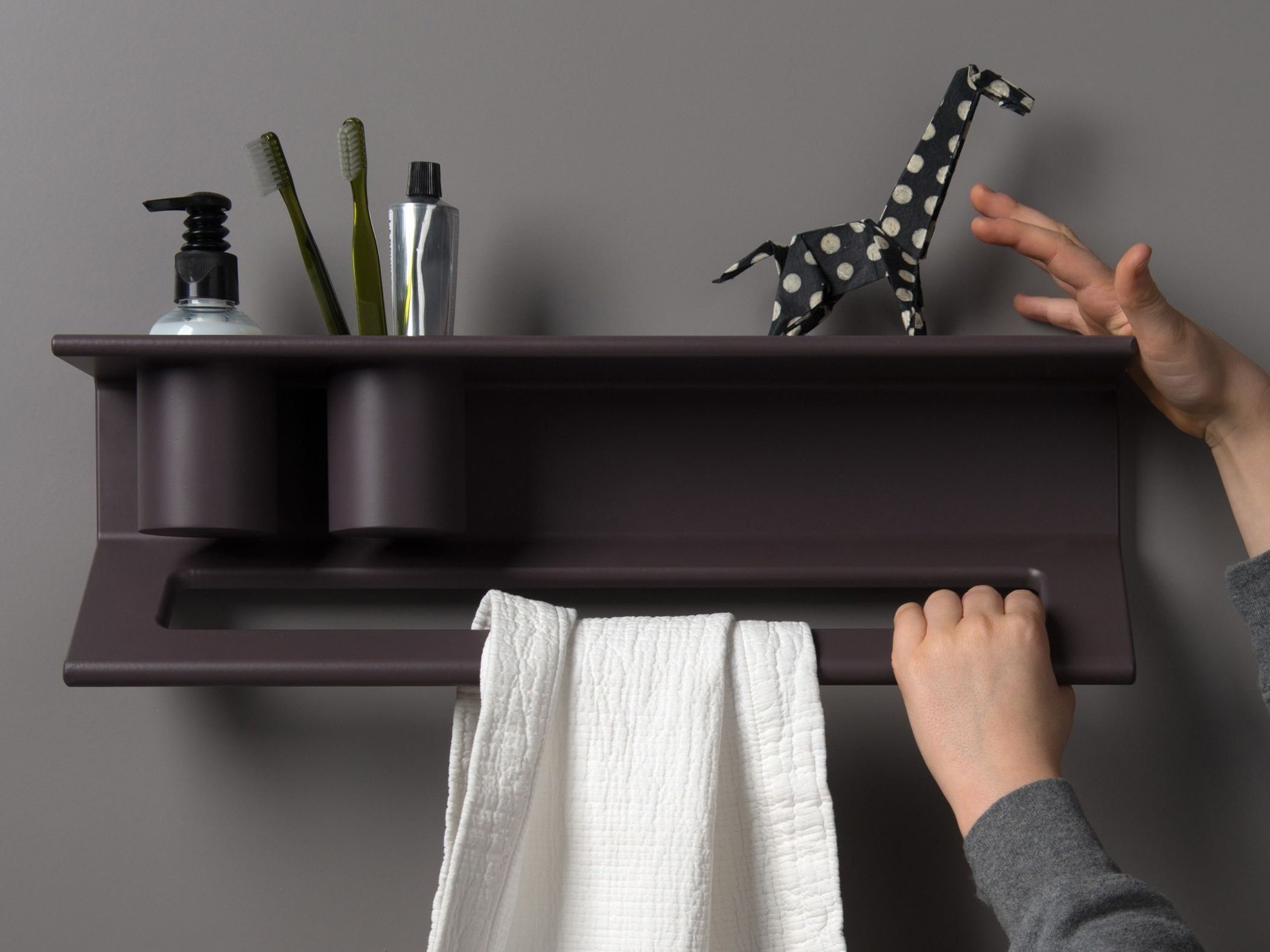 Алюминиевая полка для ванной EVER Life Design Lissom ARCH-00050098 - Вид №1