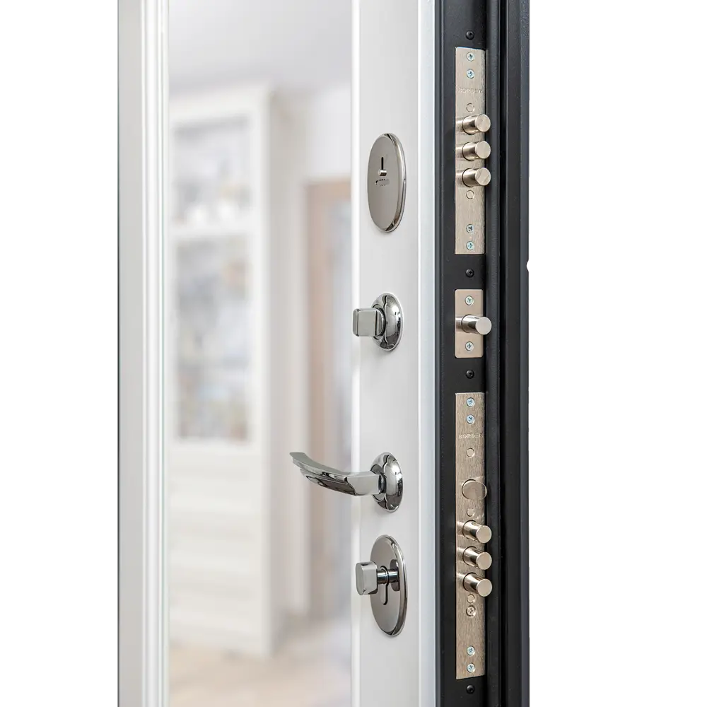 PORTIKA Порта Р-3 - входная металлическая дверь с зеркалом, графит/белый 84531948 STLM-0051313 - Вид №2