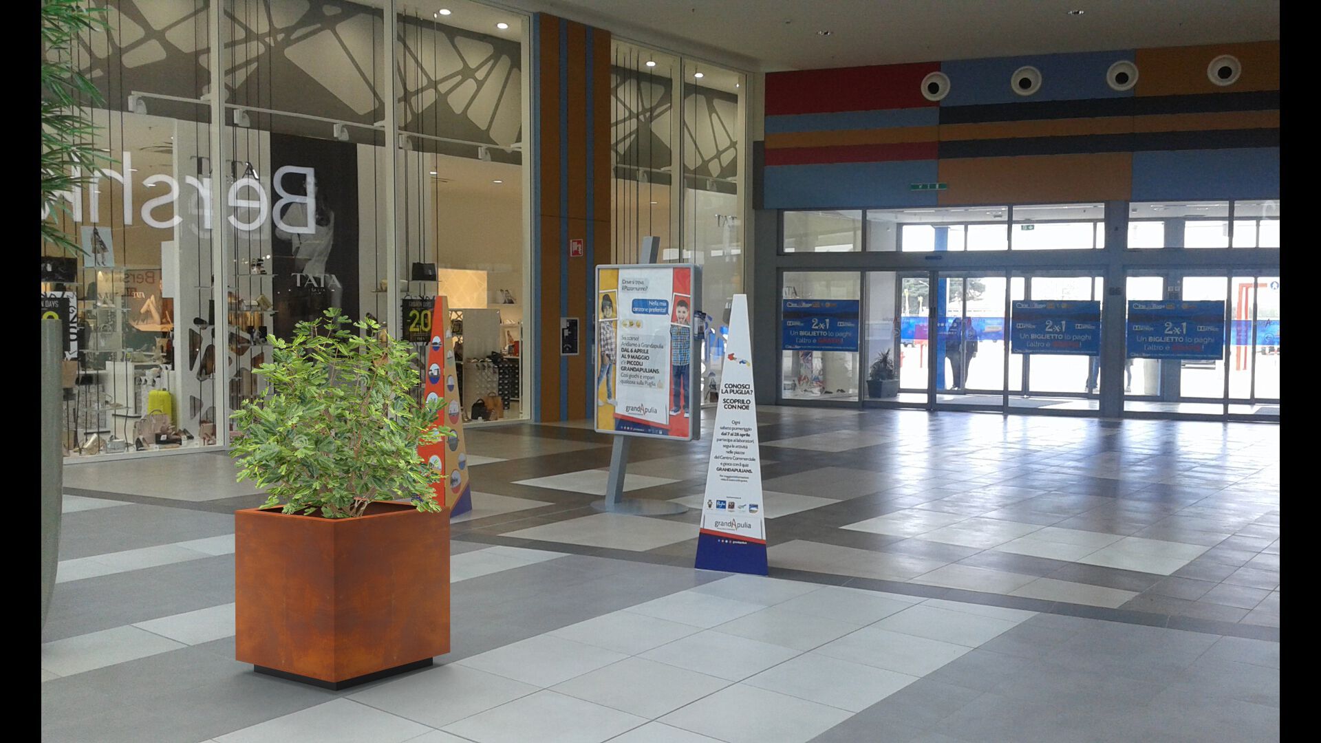 Квадратная стальная плантатор CITYSì MARRAKECH ARCH-00053161