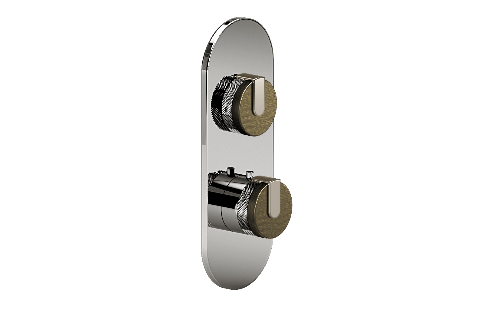 E-8026-R1VBBE0-L1PN-PC-T Планка M-Series с 2 ручками - Внешняя часть GRAFF MOD+