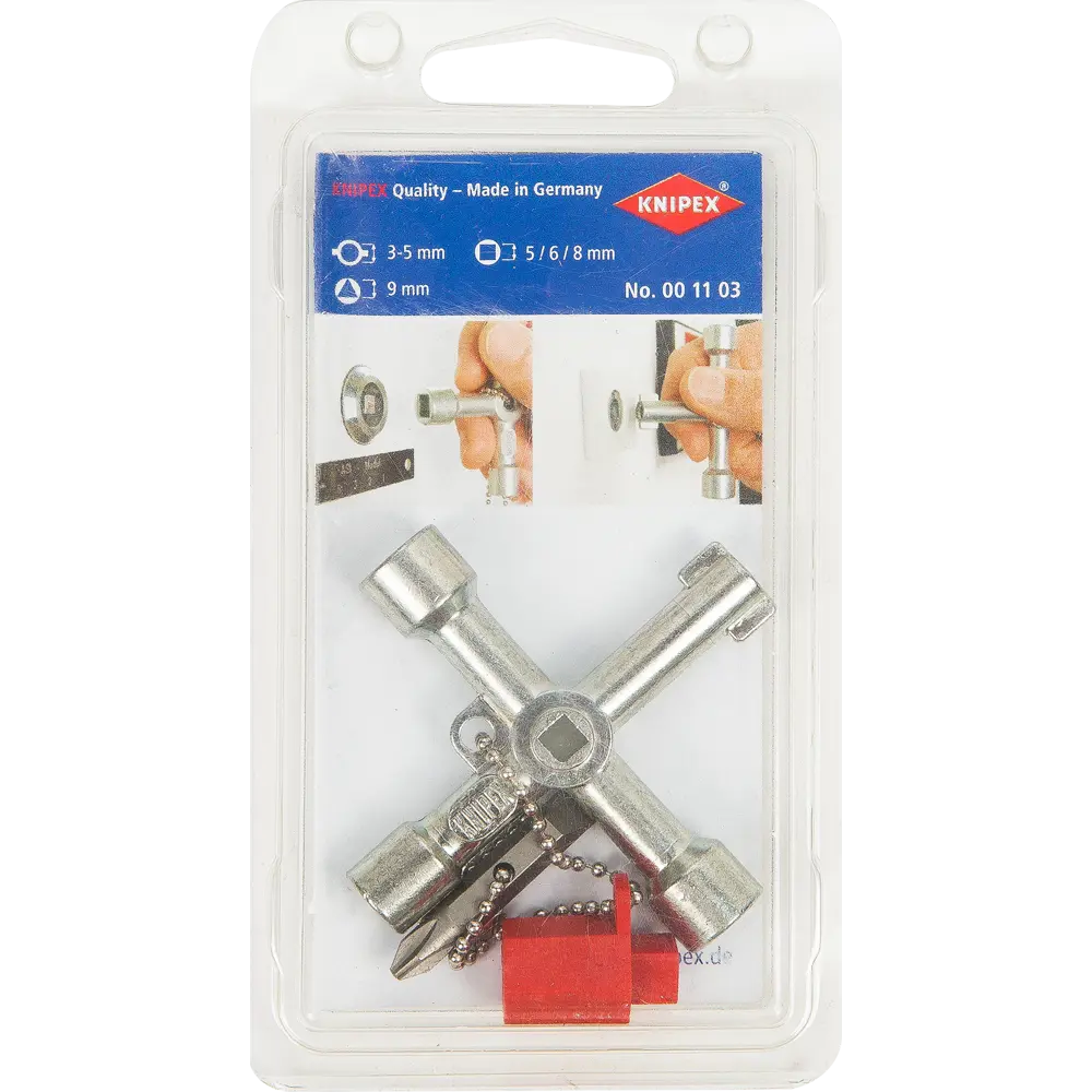 Ключ для электрошкафов Knipex 76 мм 82212128 STLM-2112129  - Вид №3