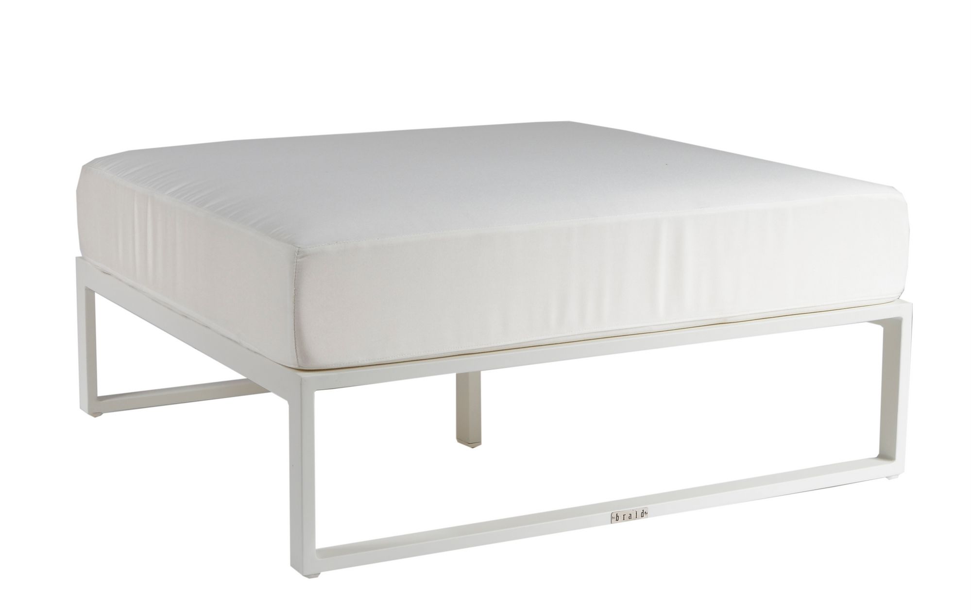 Квадратный садовый пуфик Braid Metropolitan ARCH-00021653 - Вид №1