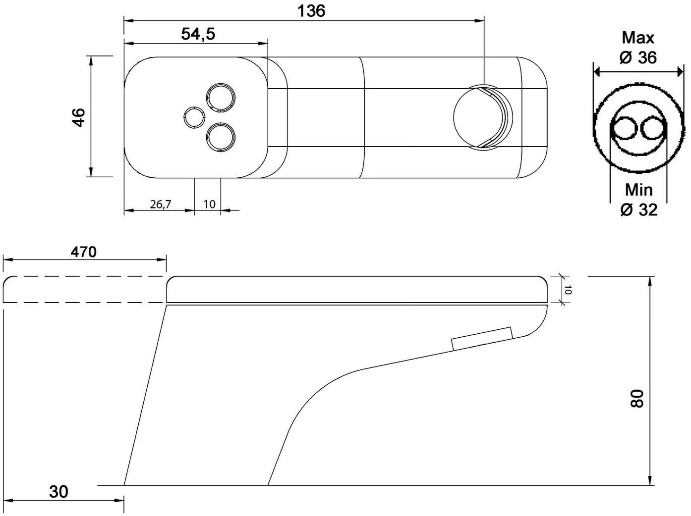 rvb Смеситель для раковины на столешницу, одно отверстие Slide 4515.--.41 - Вид №1