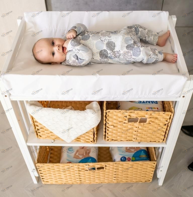 Пеленальный столик белый 2 в 1 ComfortBaby COMFORTBABY  00-3948462 Белый Santreyd 