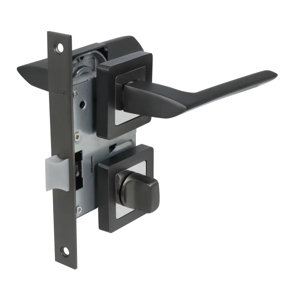 Дверные ручки Edson Graphite с запорным механизмом 85166716 STLM-0059300