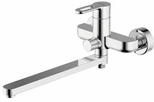 Смеситель для ванны длинный излив с аксессуарами STREAM-D F637163C-LB bravat