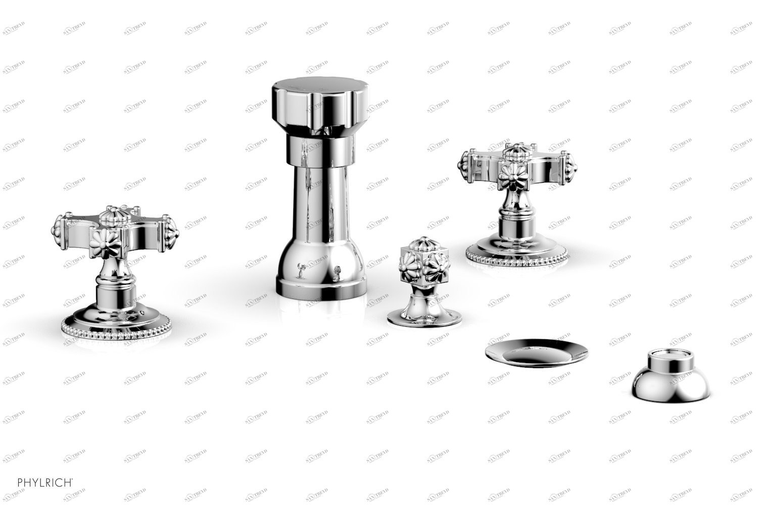 Смеситель для биде MARVELLE Phylrich  162-60-026 Хромированный 