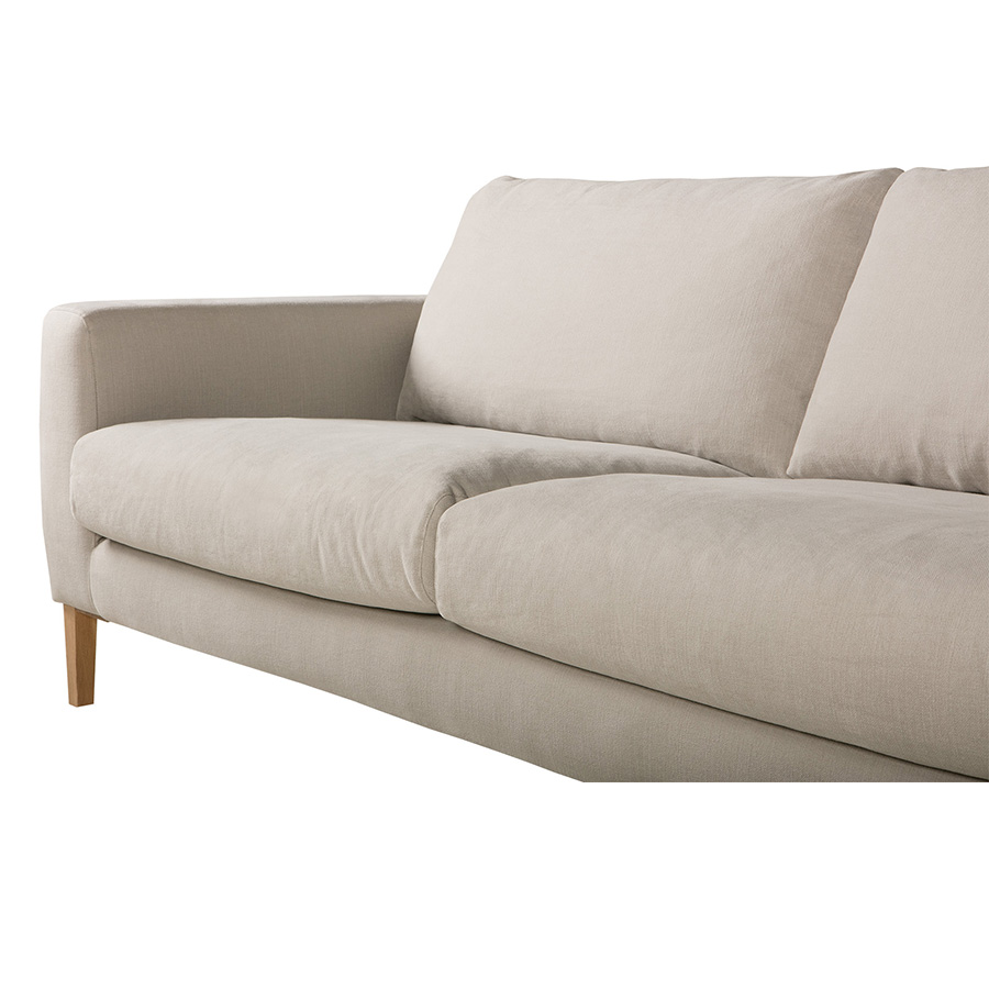 Диван Malin, трехместный, светло-бежевый Sits S1398 - Вид №19