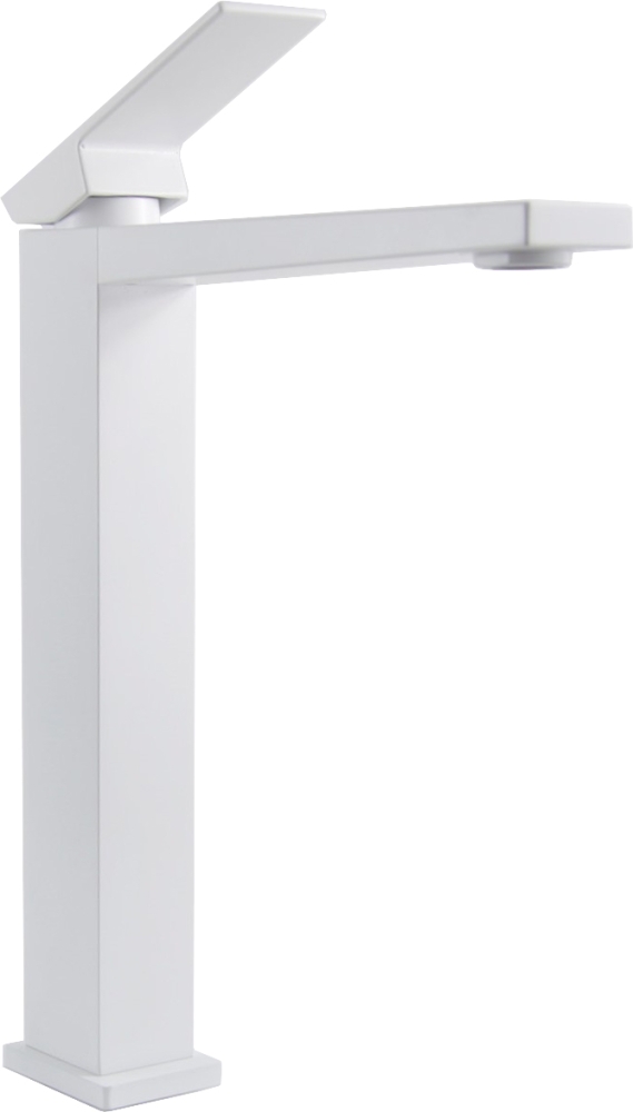 PE830402740 Смеситель для раковины , белый матовый Webert Pegaso