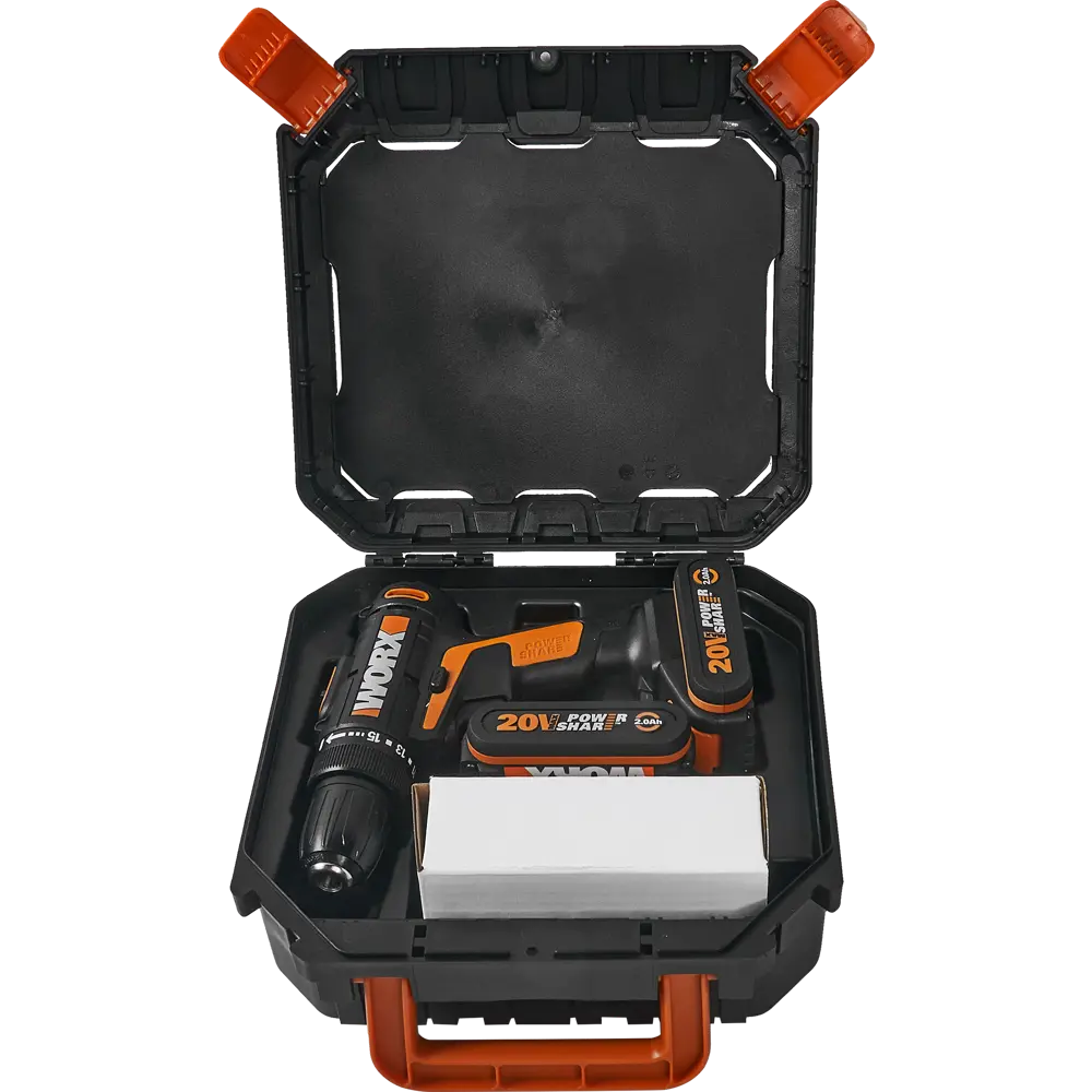 Дрель-шуруповерт аккумуляторная Worx WX101.1, 20 В Li-ion 2x2Ач 82634260 STLM-2209265  - Вид №5