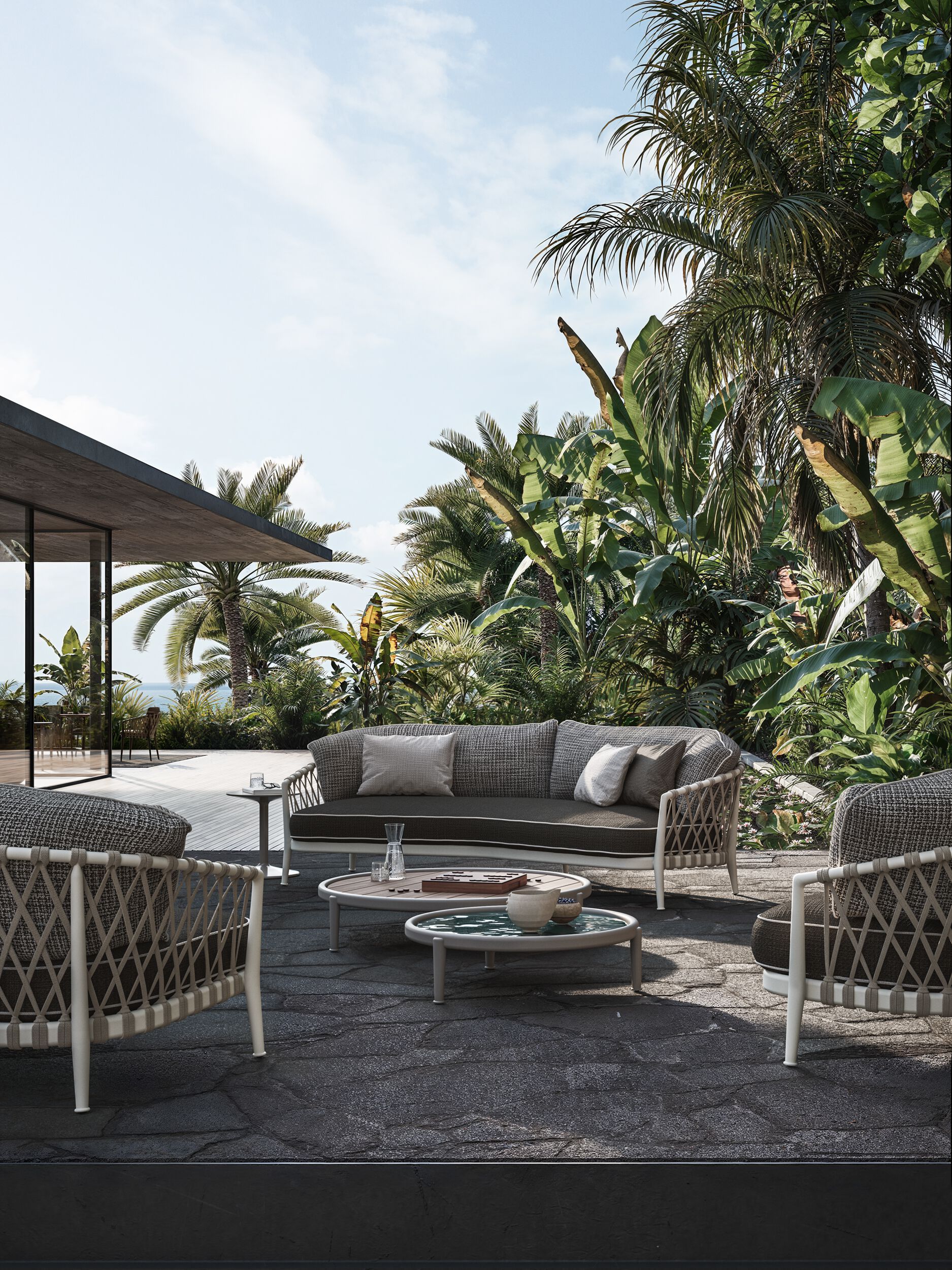 Круглый садовый столик B&B Italia Outdoor ARCH-00146989 - Вид №4