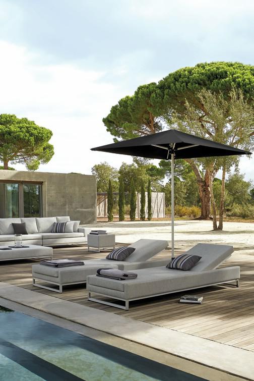 Шезлонг lotus smokey 215 Manutti Zendo MNST830 - Вид №1