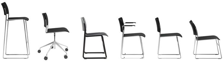 Howe Поворотный офисный стул с подлокотниками 40/4 sun-id-1354651 - Вид №2