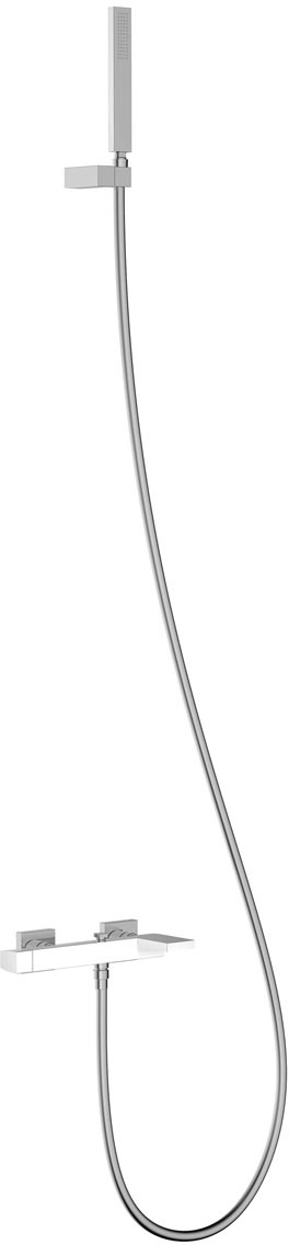 ТОНКИЙ настенный смеситель с одной ручкой для ванны и душа-20217001BL TRES