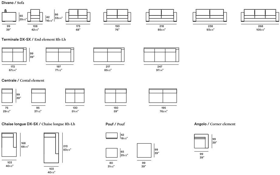 JESSE 4-х местный модульный диван из ткани Alfred sun-id-1407260 - Вид №3