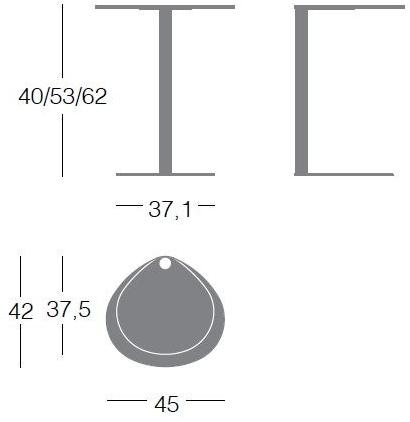 Segis Журнальный столик из стали с порошковым покрытием sun-id-1487123 - Вид №6