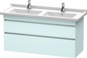 DS649000909 Тумбочка подвесная DuraStyle #DS6490 1200 x 470 мм Светло-голубой матовый декор