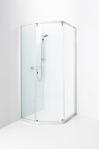 4983016908 Душевая стенка IDO Showerama 8-3 для пятиугольного душа, 900x800 мм