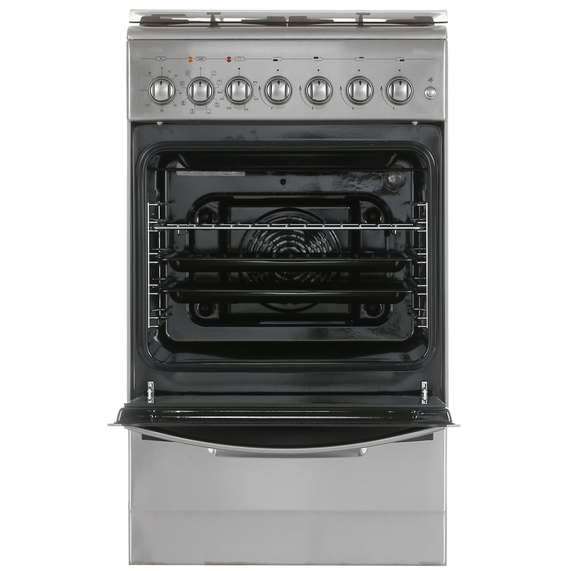 1607013 Комбинированная плита Gefest ПГЭ 5102-03 0027 серый STDN-0011249 - Вид №6