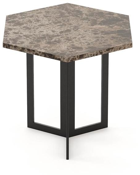 Laskasas Шестиугольный мраморный журнальный столик для гостиной sun-id-1429491 - Вид №1