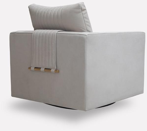 MORADA Вращающееся бархатное кресло с подлокотниками Dado Dado royal ac - Вид №1