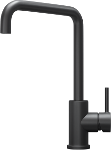 7110, ЧЕРНЫЙ МАТОВЫЙ, СМЕСИТЕЛЬ КУХОННЫЙ