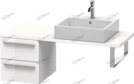 XL542602222 Шкафчик для компактной консоли X-Large #XL5426 400 x 478 мм Белый глянцевый декор Duravit