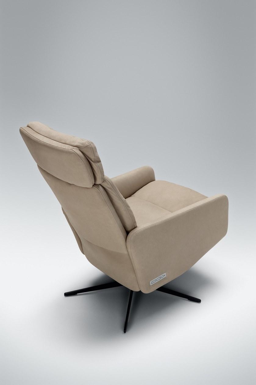 Sits Откидывающееся кожаное кресло с 5 спицами и подлокотниками sun-id-1455052 - Вид №8