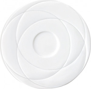 10582761 Sieger by Furstenberg Чашка чайная закругл. с блюдцем Sieger by Furstenberg "Мой фарфор! Белый декор" 200мл Фарфор