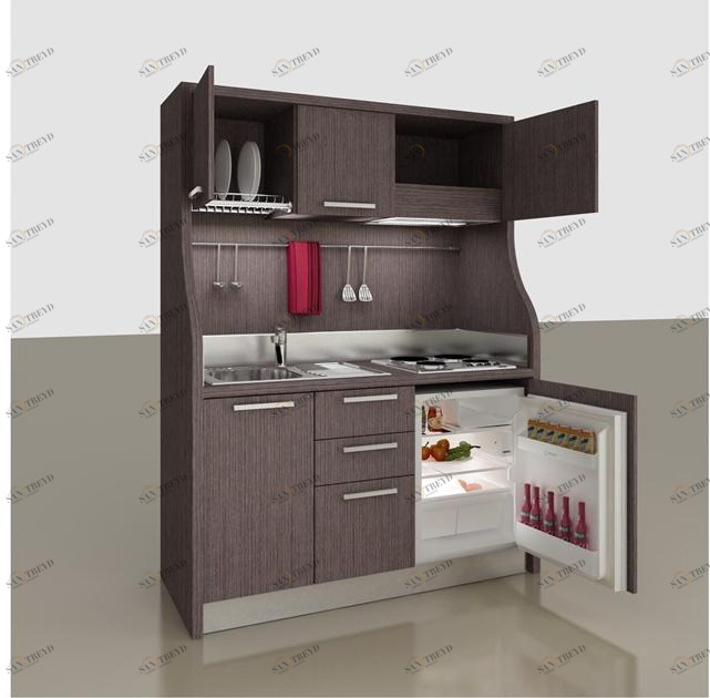 Mobilspazio Мини-кухня из дерева Zeus K148