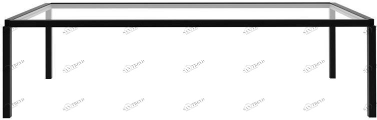 Alias Прямоугольный стеклянный журнальный столик Tavolo zero sun-id-1393946