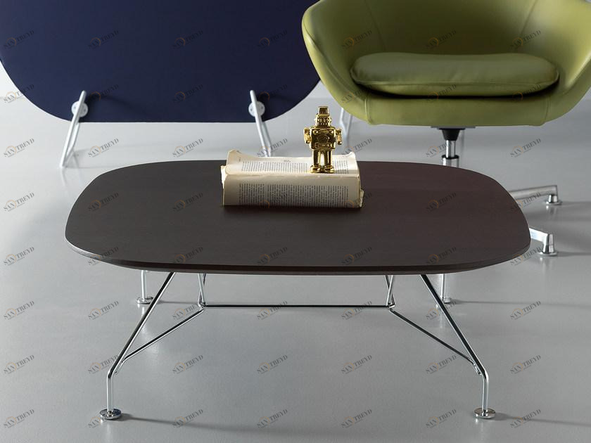 Quinti Sedute Стол журнальный овальный дубовый под контракт Manta sun-id-1351648