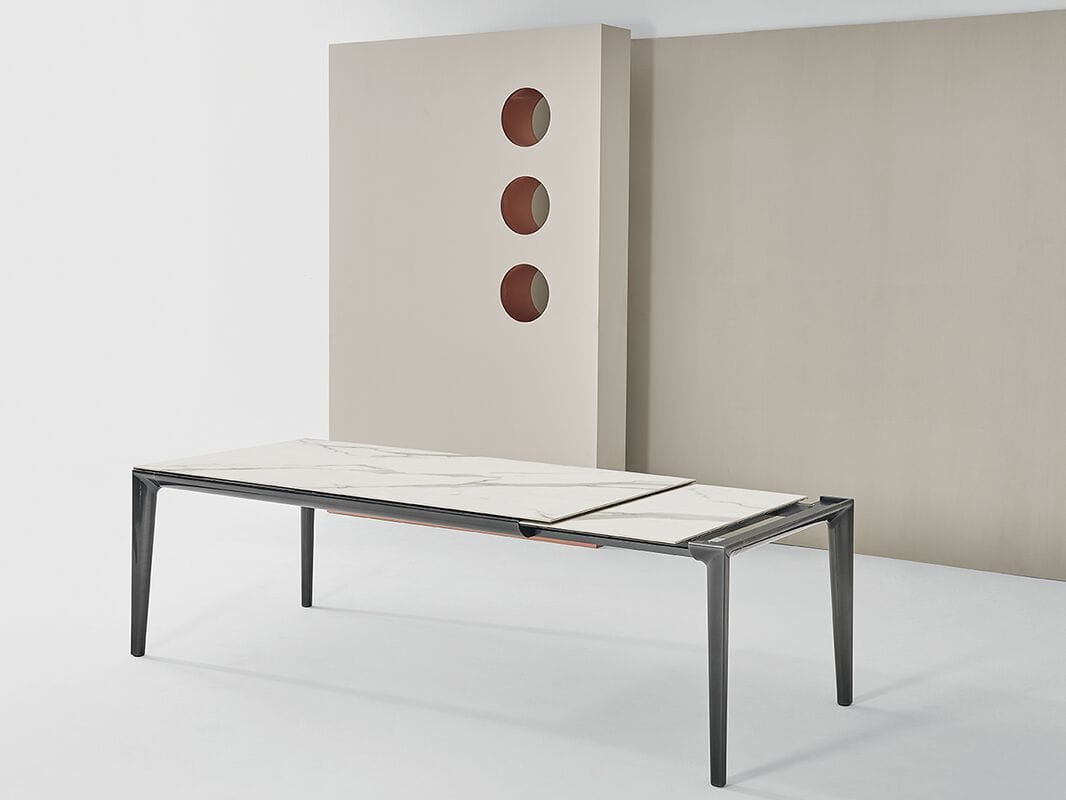 Прямоугольный выдвижной стол из стали и SuperMarmo Bontempi Casa DUKE ARCH-00056212 - Вид №10