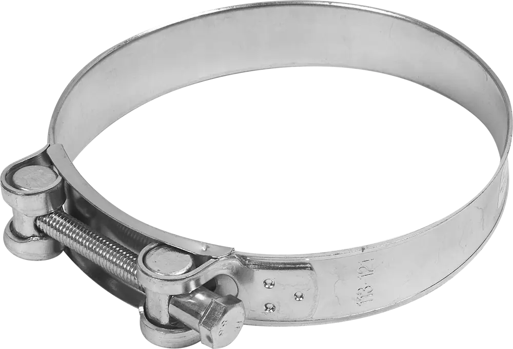 Силовой хомут СТРОЙБАТ для труб 113-121 мм с винтовой фиксацией 85883054