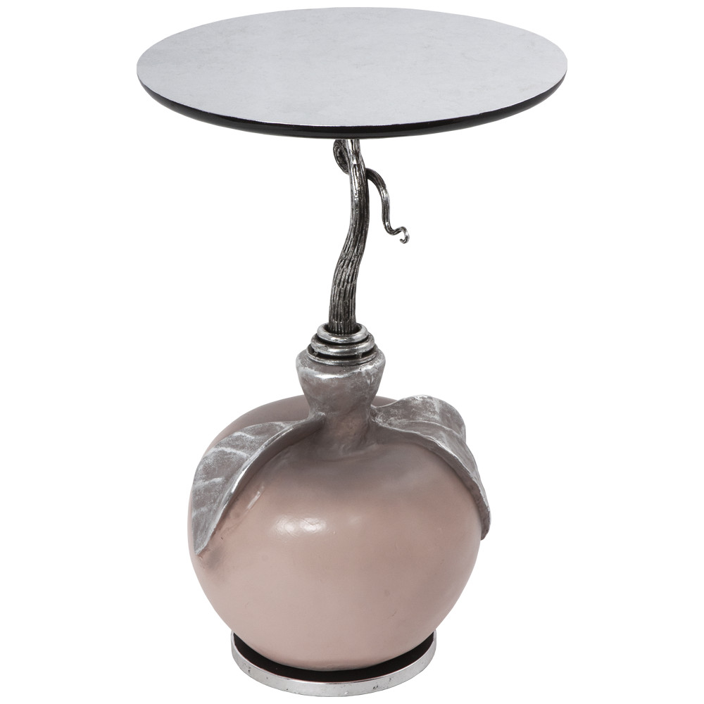 17138 Столик декоративный Яблоко Евы Сильвер Пиони BOGACHO 4627179652623 - Вид №2