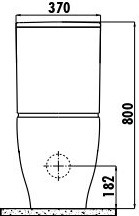 MA361-00CB00E-0000 MARE Унитаз с биде Creavit Mare - Вид №6