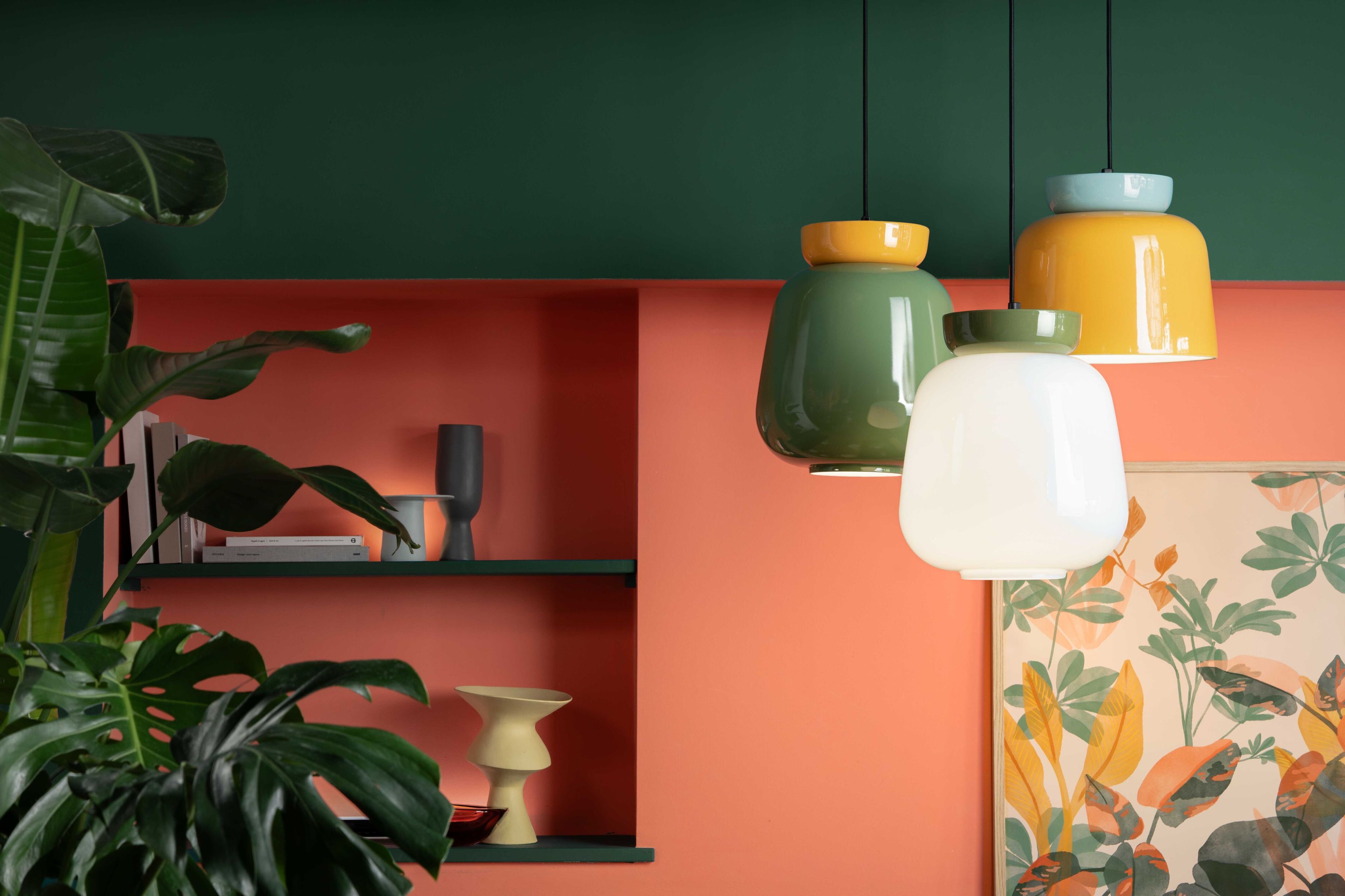 Керамический и стеклянный подвесной светильник FERROLUCE Corcovado ARCH-00035416 - Вид №4