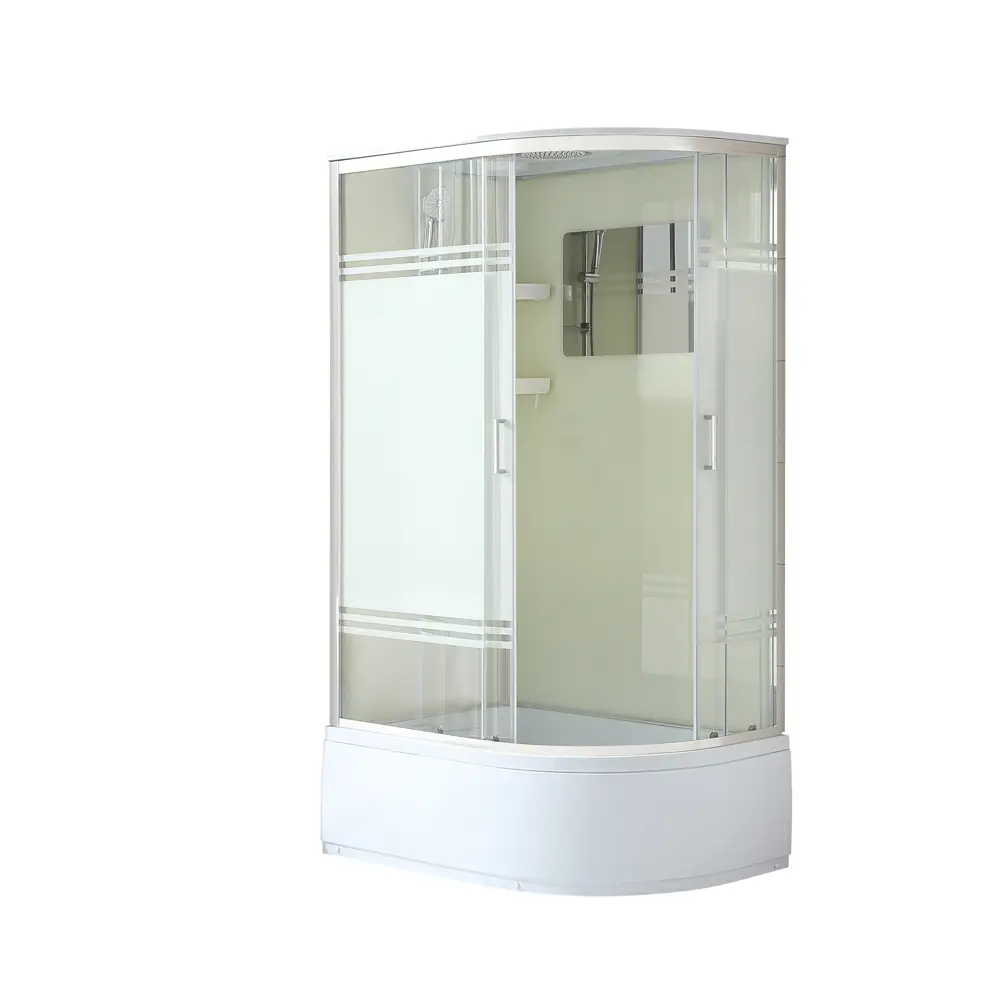 Душевая кабина Sensea Aurora левосторонняя высокий поддон 120x80 см 82422701 STLM-2153624