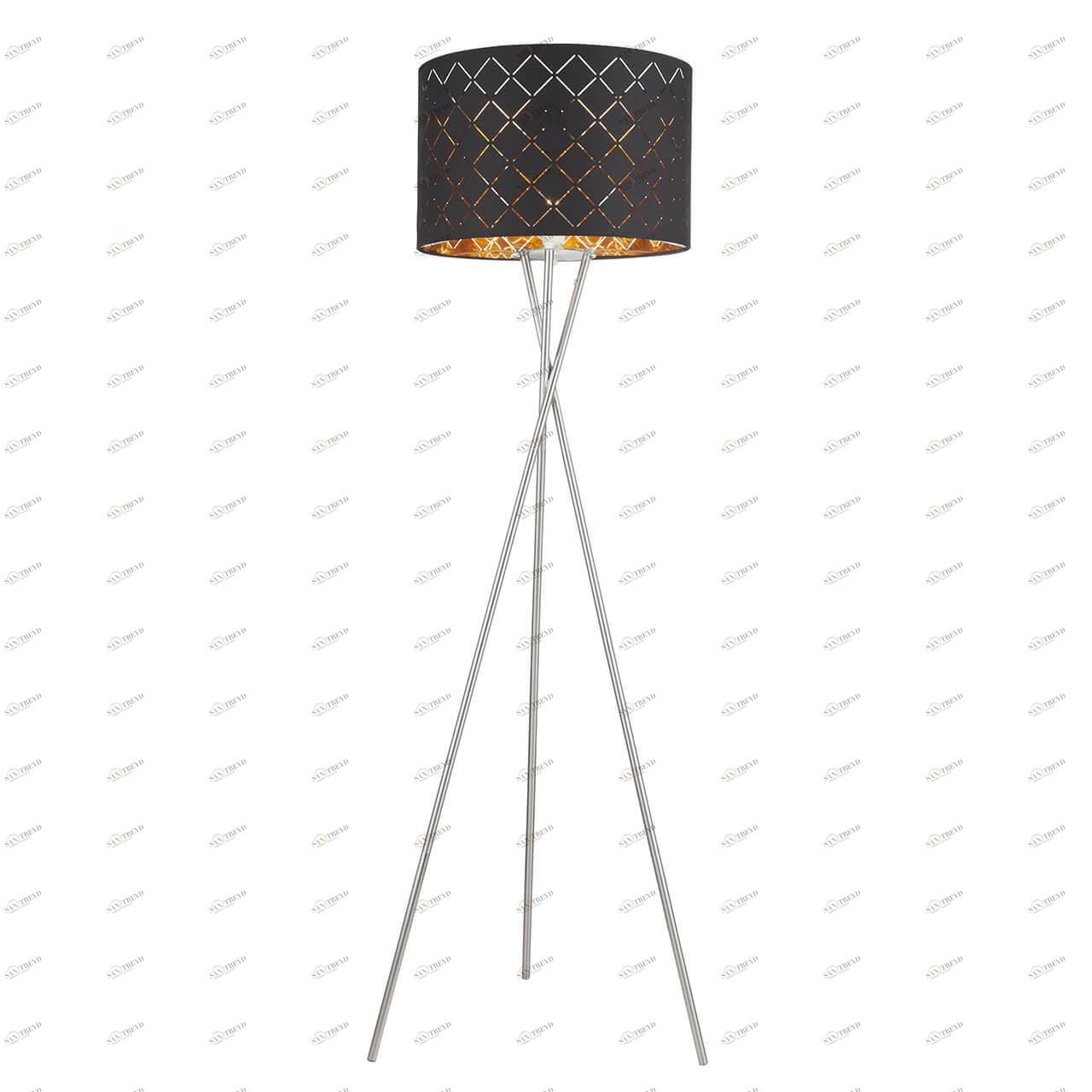 Торшер с абажуром 160х62 см черный Clarke 15229S1 GLOBO CLARKE 00-3889294 Черный Ceramica Globo 