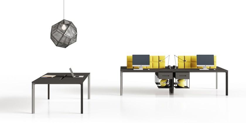 CUF Milano Перегородка стола из звукопоглощающей ткани Tetrix sun-id-1397154 - Вид №3