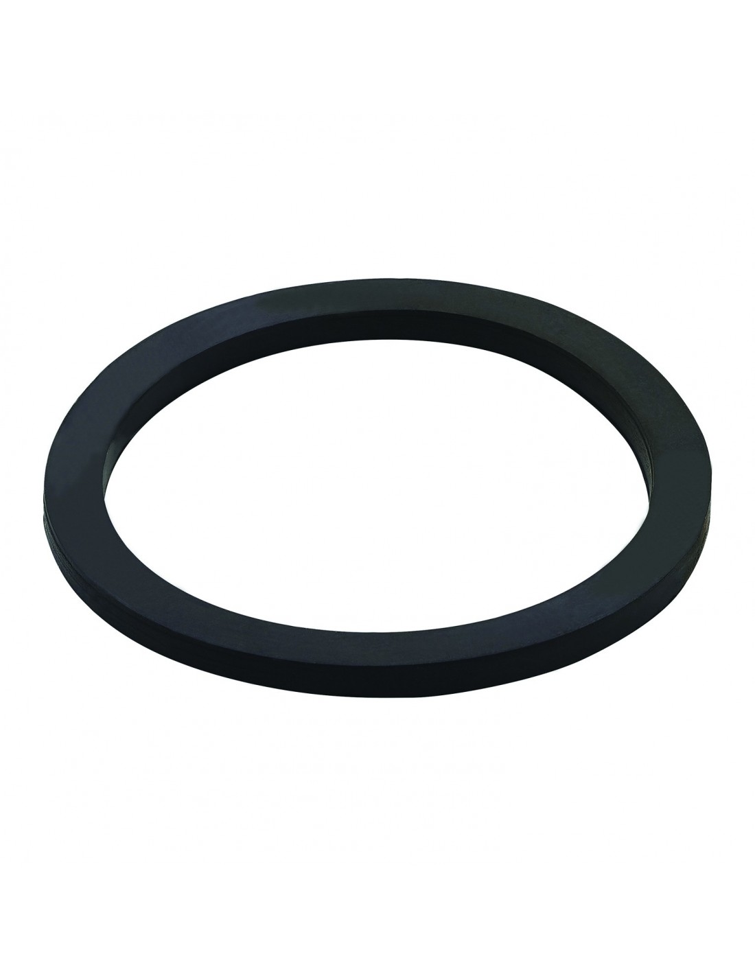 014200 005 01  Плоская прокладка для гайки 1 "1/2, 45 x 37 x 3 мм, черный эластомер, 2 шт. Valentin Чернить 