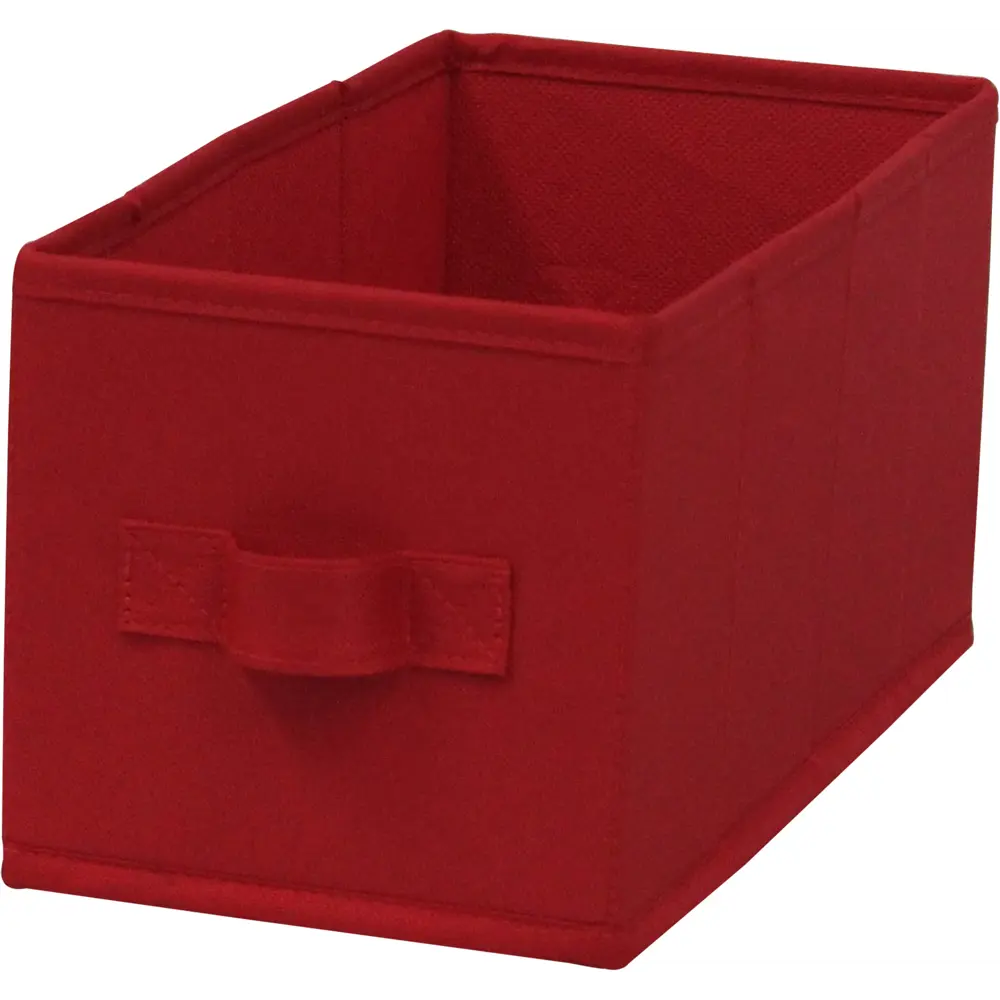 Короб Spaceo KUB Carmen 15x31x15 см 6.9 л полиэстер цвет красный 81990633 STLM-2055631 - Вид №2