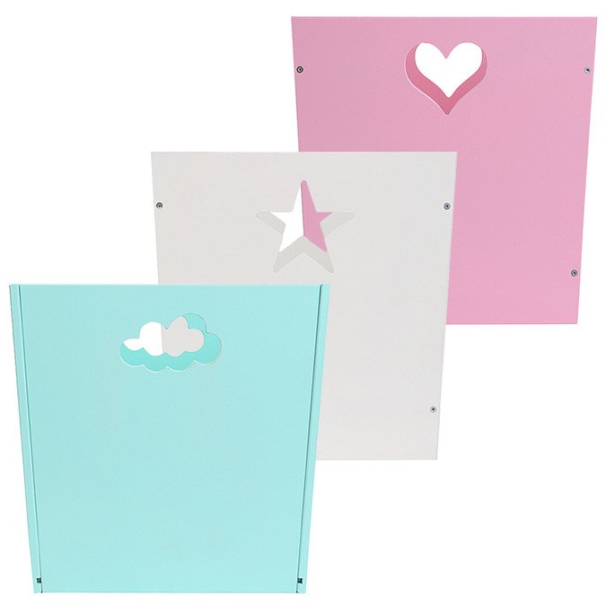 Деревянный ящик для игрушек розовый с сердечком VAMVIGVAM  282053 Розовый Santreyd  - Вид №9