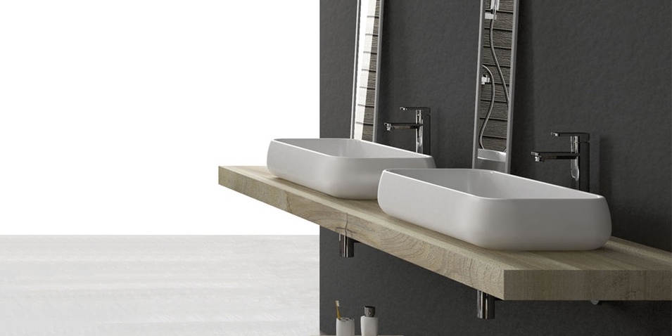 SHLAA60 Накладная раковина на столешницу  овальная Ceramica Cielo  - Вид №1