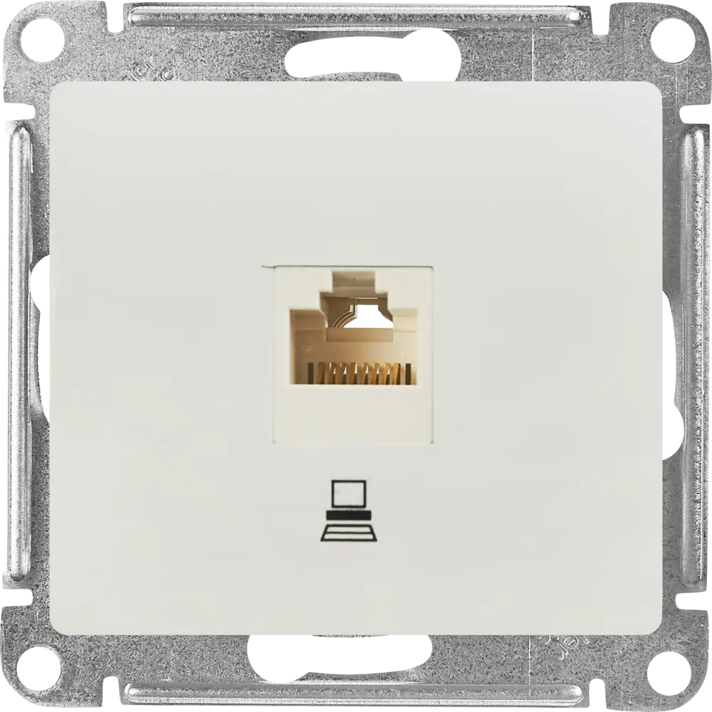 Компьютерная розетка Schneider Electric Glossa RJ45 для локальных сетей 86710708 STLM-0070897