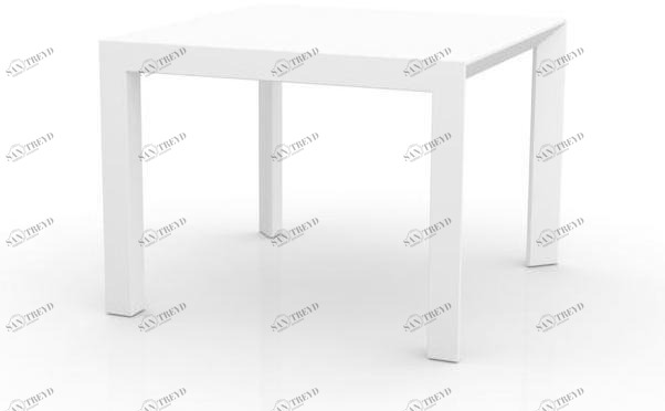 VONDOM Квадратный садовый стол из полиэтилена Frame sun-id-1369463
