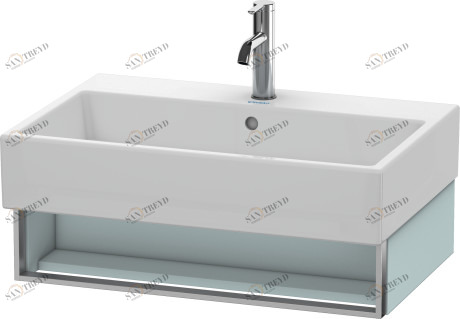 VA602600909 Тумбочка подвесная Vero Air #VA6026 684 x 431 мм Светло-голубой матовый декор Duravit